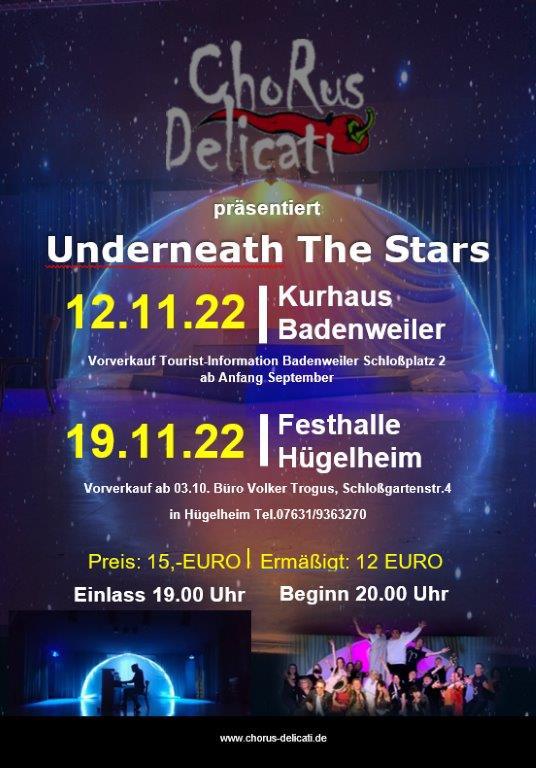 Flyer für die Aufführungen im Nov. 2022
